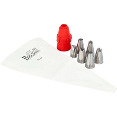 Poche a douille - BIRKMANN - EASY BAKING - Tissu - Inclus 6 douilles +