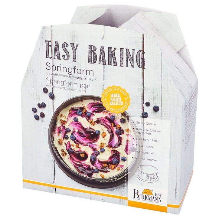 Moule coeur a fond amovible - BIRKMANN - EASY BAKING - Acier carbone - Anti adhésif - 26,5 x 25 x 9 cm Moule coeur a fond amovible - BIRKMANN - EASY BAKING - Acier carbone - Anti adhésif - 26,5 x 25 x 9 cm