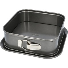 Moule carré a fond amovible - BIRKMANN - EASY BAKING - Acier carbone