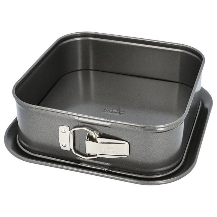 Moule carré a fond amovible - BIRKMANN - EASY BAKING - Acier carbone - Anti adhésif - 24 x 24 x 8 cm Moule carré a fond amovible - BIRKMANN - EASY BAKING - Acier carbone - Anti adhésif - 24 x 24 x 8 cm