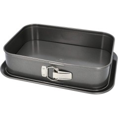 Moule rectangulaire a fond amovible - BIRKMANN - EASY BAKING - Acier c