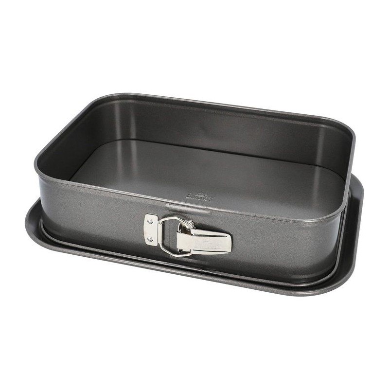 Moule rectangulaire a fond amovible - BIRKMANN - EASY BAKING - Acier c
