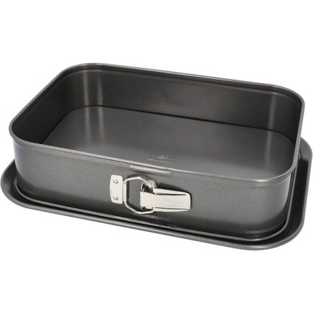 Moule rectangulaire a fond amovible - BIRKMANN - EASY BAKING - Acier c