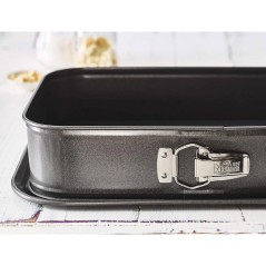 Moule rectangulaire a fond amovible - BIRKMANN - EASY BAKING - Acier c