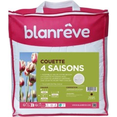 Couette 4 Saisons 420 gr/m² - BLANREVE - 140 x 200 cm - Blanc