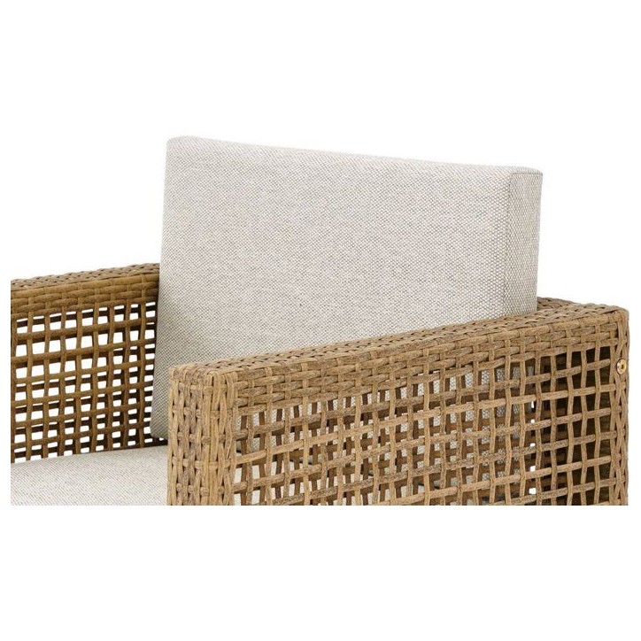 Ensemble repas de jardin CUBO - Table rectangulaire + 6 fauteuils - Structure en acier thermolaqué - 6 places - Bocarnea Ensemble repas de jardin CUBO - Table rectangulaire + 6 fauteuils - Structure en acier thermolaqué - 6 places - Bocarnea