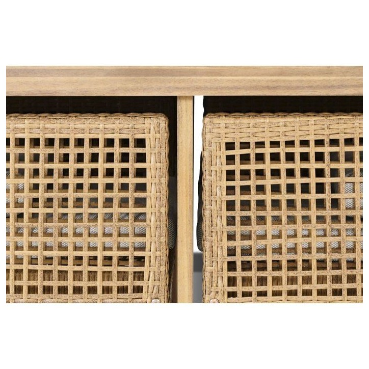 Ensemble repas de jardin CUBO - Table rectangulaire + 6 fauteuils - Structure en acier thermolaqué - 6 places - Bocarnea Ensemble repas de jardin CUBO - Table rectangulaire + 6 fauteuils - Structure en acier thermolaqué - 6 places - Bocarnea