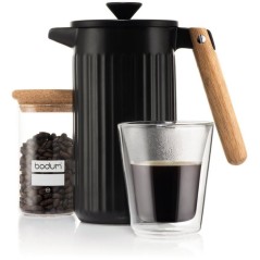 Cafetiere a piston - BODUM - Douro - En porcelaine - 8 tasses - 1 l