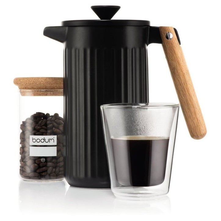 Cafetiere a piston - BODUM - Douro - En porcelaine - 8 tasses - 1 l