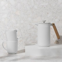 Cafetiere a piston - BODUM - Douro - En porcelaine - 8 tasses - 1 l
