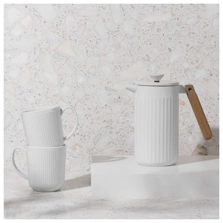 Cafetiere a piston - BODUM - Douro - En porcelaine - 8 tasses - 1 l