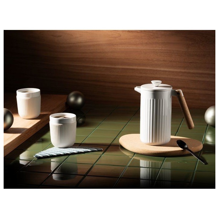 Cafetiere a piston - BODUM - Douro - En porcelaine - 8 tasses - 1 l
