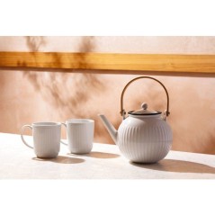 Théiere - BODUM - Douro - En porcelaine - Filtre en acier inoxydable - 1,5 l