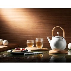 Théiere - BODUM - Douro - En porcelaine - Filtre en acier inoxydable