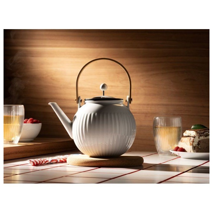 Théiere - BODUM - Douro - En porcelaine - Filtre en acier inoxydable - 1,5 l