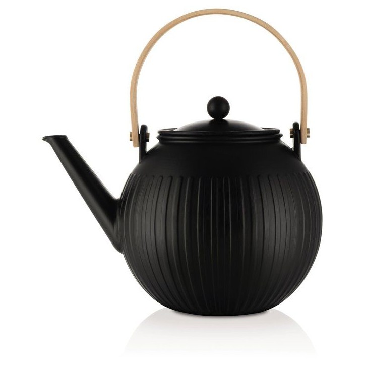 Théiere a piston - BODUM - Douro - En porcelaine - Filtre inox - 1,5 l