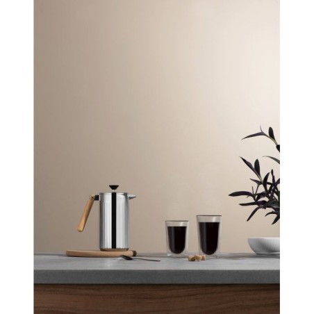 Cafetiere a piston - BODUM - Douro - Double paroi - 8 tasses - 1 l - En inox