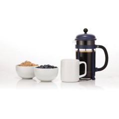 Cafetiere a piston - BODUM - Chambord - 8 tasses - 1 l - Verseuse SAN - Armature plastique