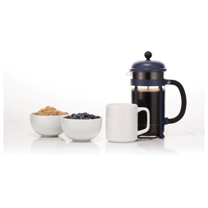 Cafetiere a piston - BODUM - Chambord - 8 tasses - 1 l - Verseuse SAN - Armature plastique