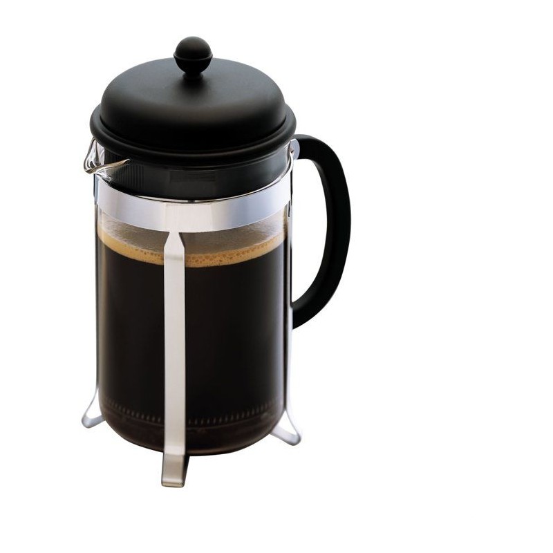 Cafetiere a piston avec couvercle en plastique - BODUM - Caffettiera -