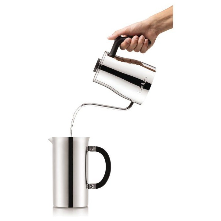 Cafetiere a piston - BODUM - Tribute Presse - Métal - 8 tasses - 1 l