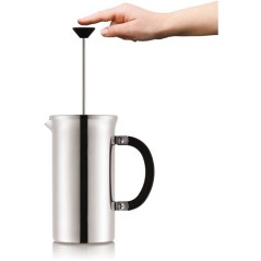 Cafetiere a piston - BODUM - Tribute Presse - Métal - 8 tasses - 1 l