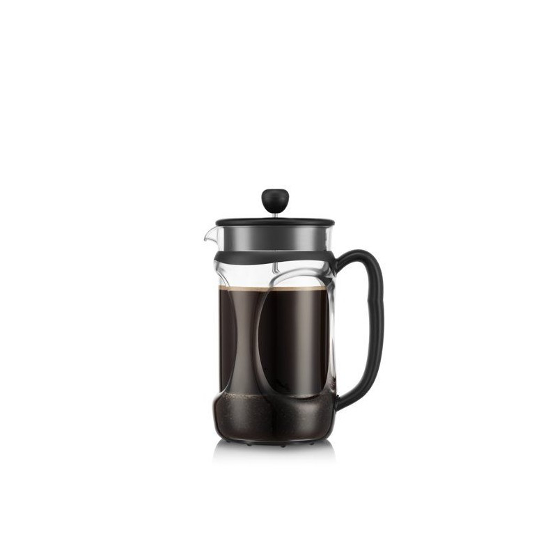Cafetiere a piston - BODUM - Young Press - 1 L - 8 tasses - Verre / No