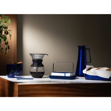 Carafe isotherme - BODUM - Bistro - 1,1 L - Maintien au chaud pendant 25 h - Bleu transparent