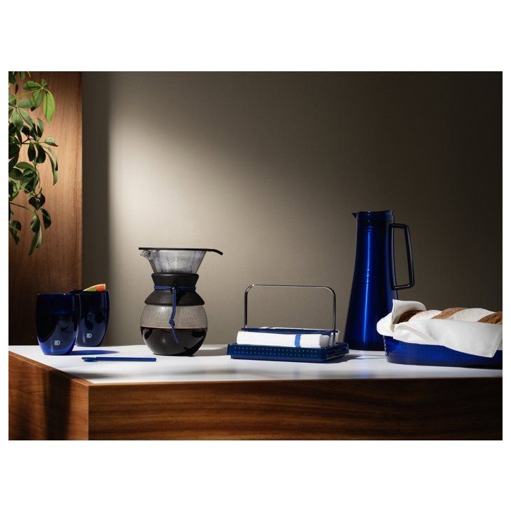Carafe isotherme - BODUM - Bistro - 1,1 L - Maintien au chaud pendant 25 h - Bleu transparent