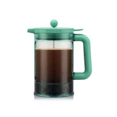 Cafetiere - BODUM - Bean Set Hot & Cold Brew - 1,5 L - 12 tasses - Avec couvercle - Vert