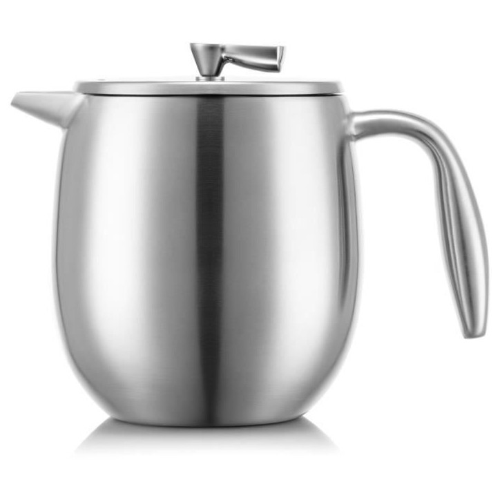 Cafetiere a piston - BODUM - Columbia - Double paroi - 4 tasses - 0.5 l - Inox - Mat