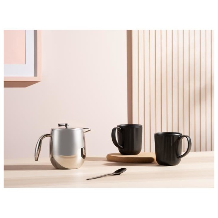 Cafetiere a piston - BODUM - Columbia - Double paroi - 4 tasses - 0.5 l - Inox - Mat