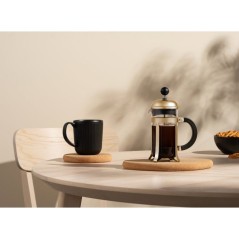 Cafetiere a piston - BODUM - Chambord - 0,35 L - 3 tasses - Acier inox - Or