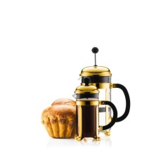 Cafetiere a piston - BODUM - Chambord - 0,35 L - 3 tasses - Acier inox