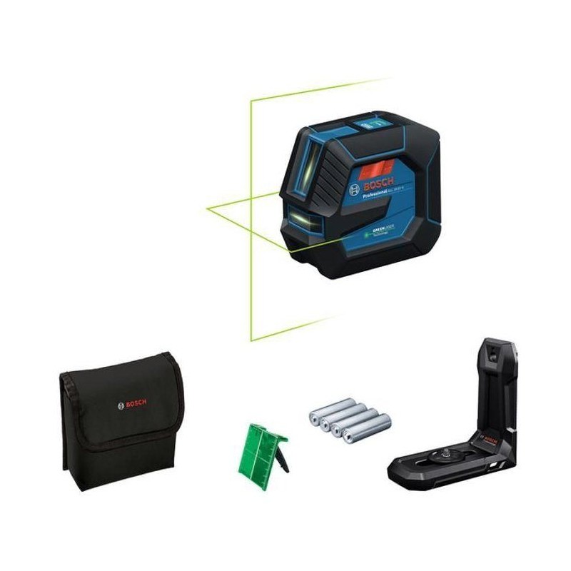 Laser lignes - BOSCH PROFESSIONAL - GLL 20-22 G - Laser vert - Aliment