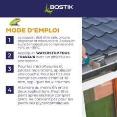 Membrane d'étanchéité - BOSTIK - Waterstop - Réparation fuites - P