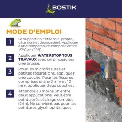 Membrane d'étanchéité - BOSTIK - Waterstop - Réparation fuites - S