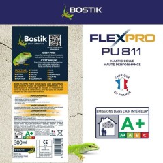 Mastic colle/joint - BOSTIK - Flexpro PU811 - Tous matériaux - Intér