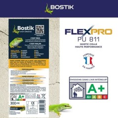 Mastic colle/joint - BOSTIK - Flexpro PU811 - Tous matériaux - Intér