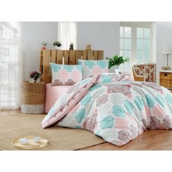 Parure de lit - 1 housse de couette 220x240 cm + 2 taies d'oreiller 60