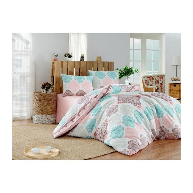 Parure de lit - 1 housse de couette 220x240 cm + 2 taies d'oreiller 60 Parure de lit - 1 housse de couette 220x240 cm + 2 taies d'oreiller 60