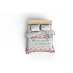 Parure de lit - 1 housse de couette 220x240 cm + 2 taies d'oreiller 60
