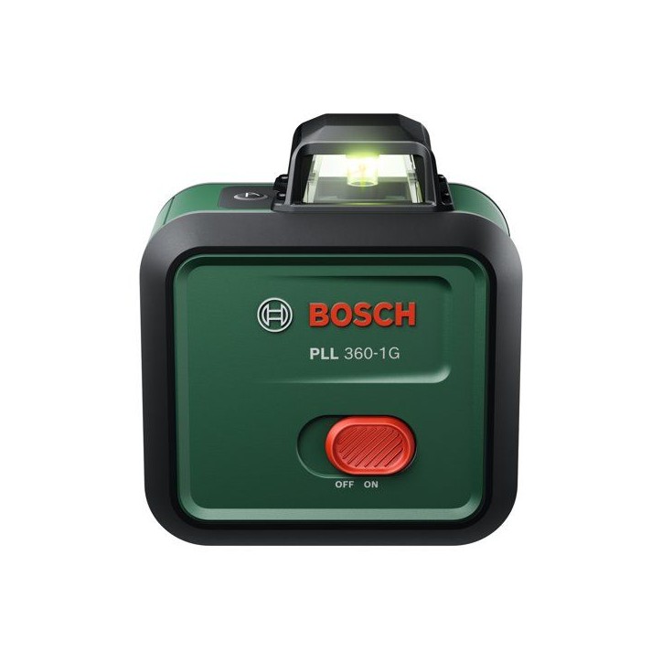 Laser lignes BOSCH - PLL 360-1 G - Avec un manuel d'utilisation, housse de protection, batterie Li-ion Laser lignes BOSCH - PLL 360-1 G - Avec un manuel d'utilisation, housse de protection, batterie Li-ion