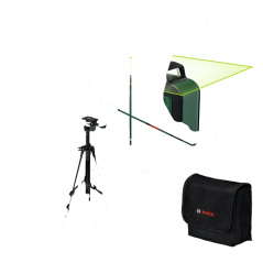Laser lignes BOSCH - PLL 360-1 G - Avec un trépied TT120, une housse