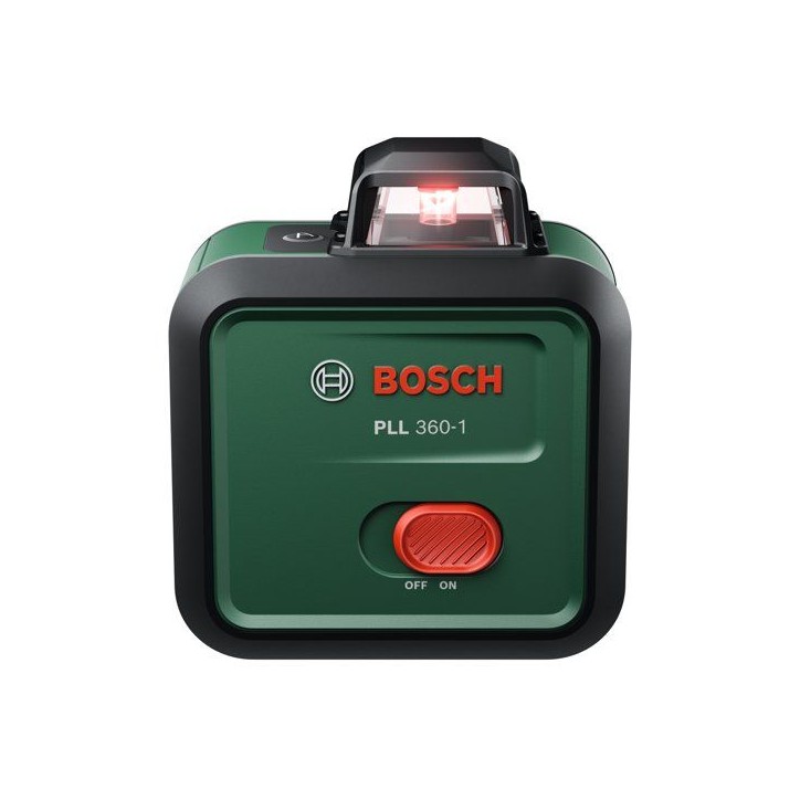Laser lignes BOSCH - PLL 360-1 - Avec un manuel d'utilisation, housse de protection, piles Laser lignes BOSCH - PLL 360-1 - Avec un manuel d'utilisation, housse de protection, piles