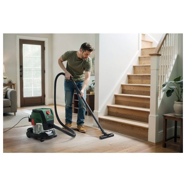 Aspirateur universel BOSCH - PAS 15-220PRS - 1300W - 65 l/s - Réservoir 15L - 220 mbar Aspirateur universel BOSCH - PAS 15-220PRS - 1300W - 65 l/s - Réservoir 15L - 220 mbar