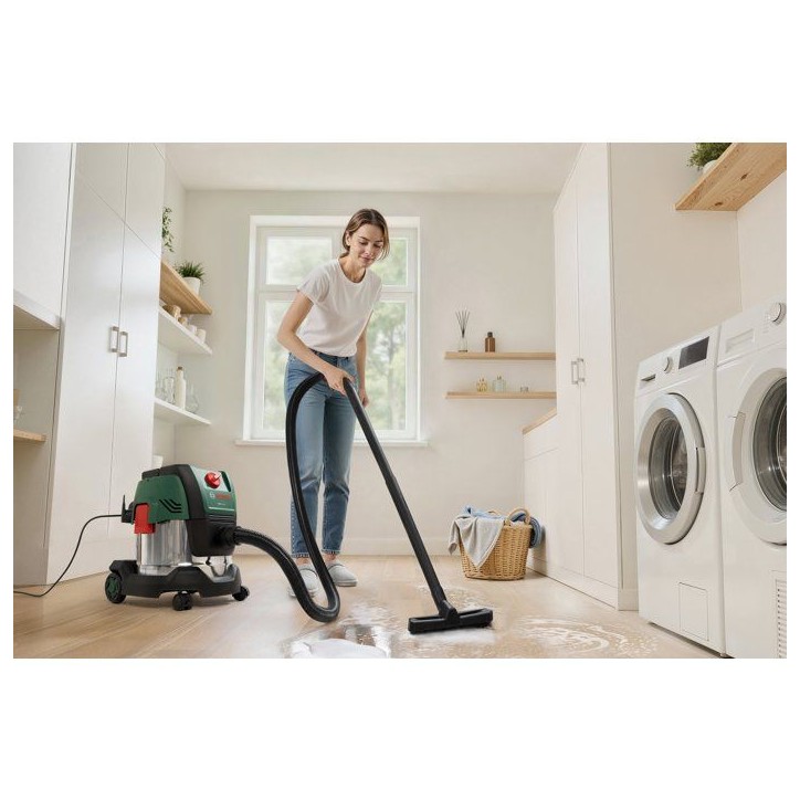 Aspirateur universel BOSCH - PAS 15-220PRS - 1300W - 65 l/s - Réservoir 15L - 220 mbar Aspirateur universel BOSCH - PAS 15-220PRS - 1300W - 65 l/s - Réservoir 15L - 220 mbar