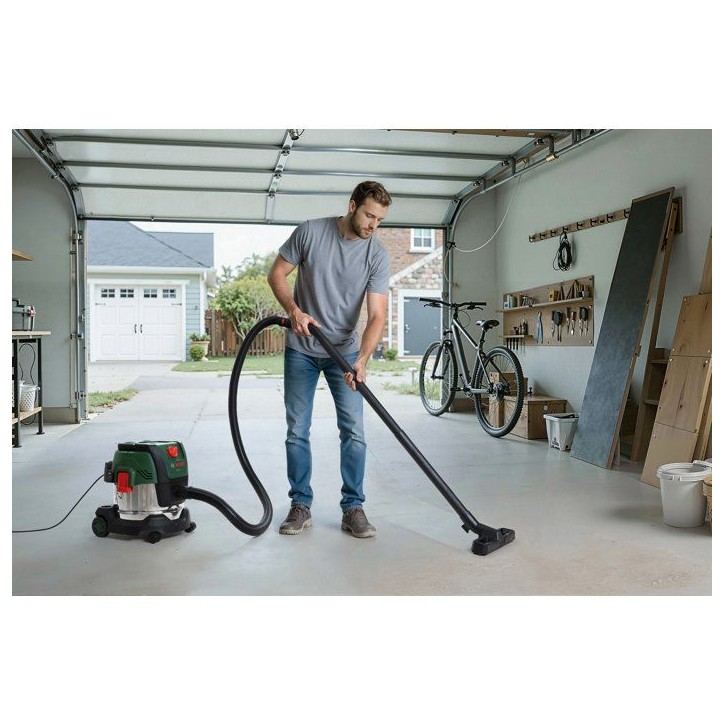 Aspirateur universel BOSCH - PAS 15-220PRS - 1300W - 65 l/s - Réservoir 15L - 220 mbar Aspirateur universel BOSCH - PAS 15-220PRS - 1300W - 65 l/s - Réservoir 15L - 220 mbar