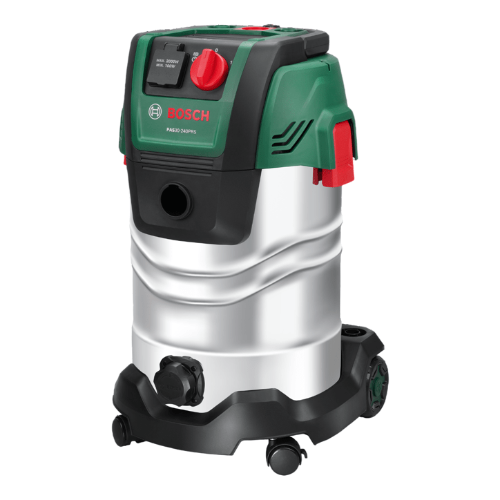 Aspirateur universel BOSCH - PAS 30-240PRS - 1300W - 67 l/s - Réservoir 30L - 240 mbar