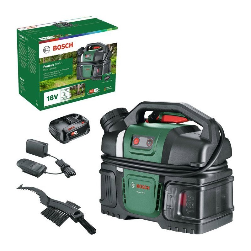 Nettoyeur a pression (de vélo) sans fil BOSCH - Fontus 18V-6 - Batter